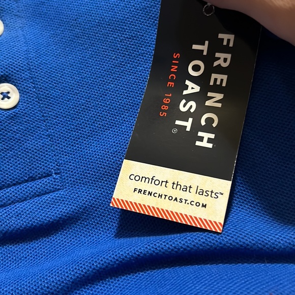 French Toast Boys School Uniform Short Sleeve Pique Polo Shirt - Picture 5 of 7